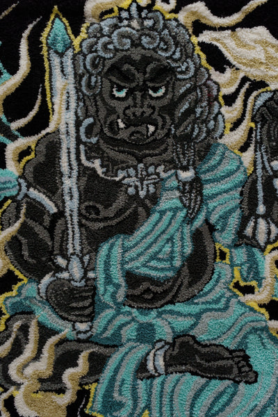 Grayscale Fudo Myoo Kimono