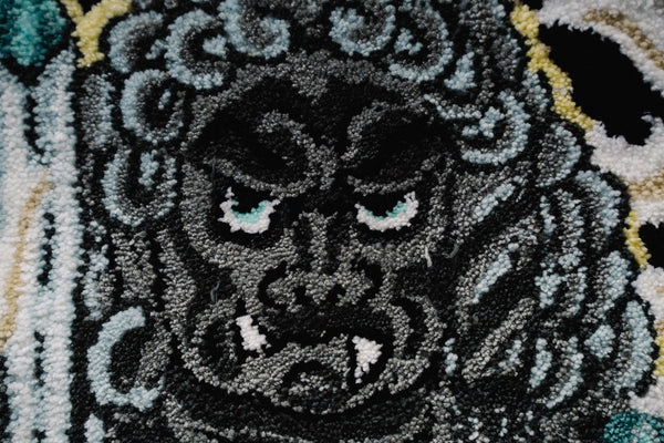 Grayscale Fudo Myoo Kimono
