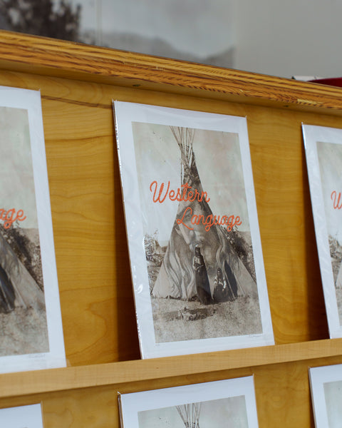 Western Language Print