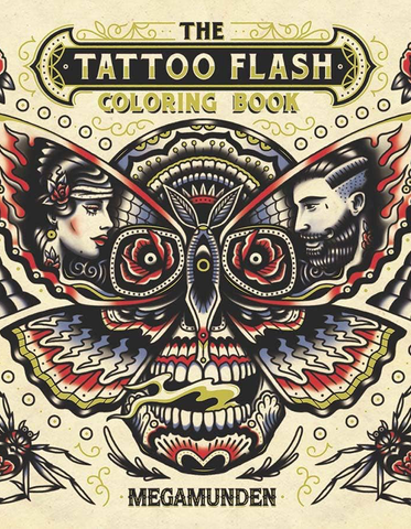 Megamunden - The Tattoo Flash Coloring Book