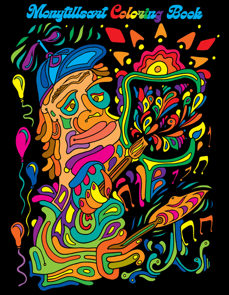 Monytills Art Coloring Book