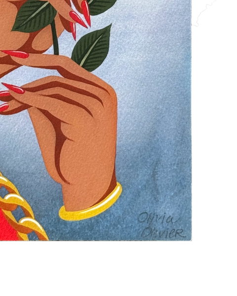 Rose & Hands by Olivia Olivier