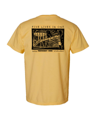 Five Lives In One Tee (mustard) + USB Package