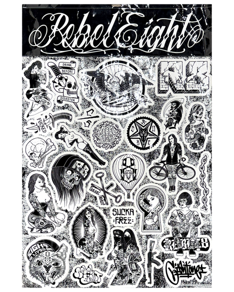 Rebel8 Sticker Sheet – Timeless Thrills