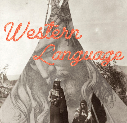 Western Language Print