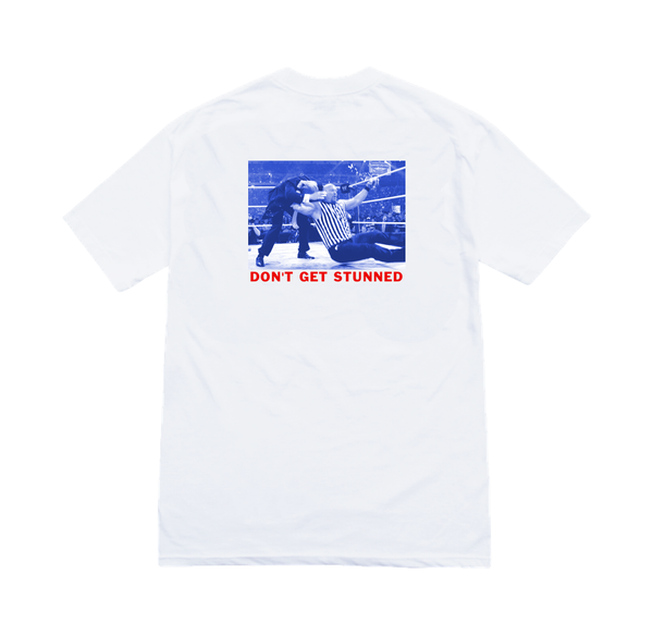 DON'T GET STUNNED Tee white