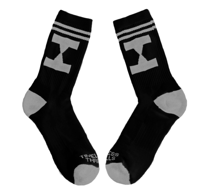EHG Socks black/grey