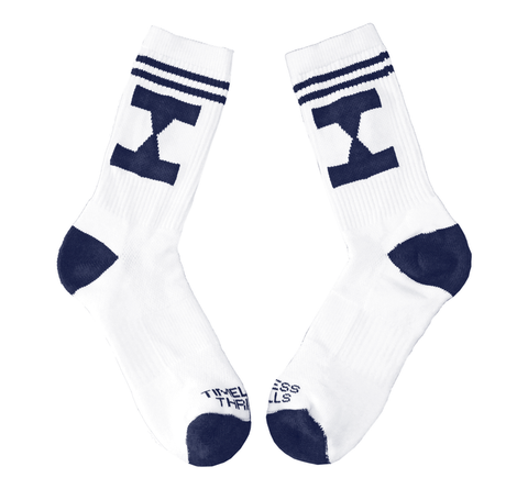 EHG Socks white/obsidian