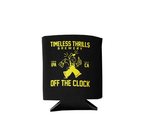 OFF THE CLOCK Koozie