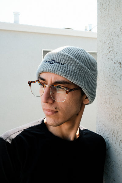 OG LOGO Cuffed Beanie heather/navy